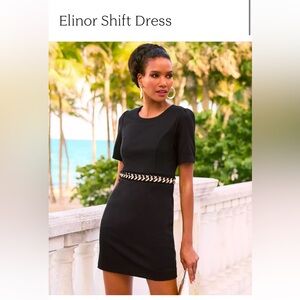 Lilly Pulitzer Elinor Shift Dress with Chain Accent